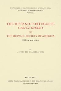 bokomslag The Hispano-Portuguese Cancioneiro of the Hispanic Society of America