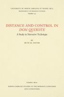 bokomslag Distance and Control in Don Quixote