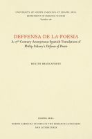 bokomslag Deffensa De La Poesia
