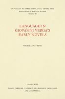 Language in Giovanni Verga's Early Novels