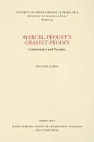 bokomslag Marcel Proust's Grasset Proofs