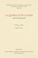 bokomslag La Querelle De La Rose