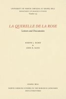 bokomslag La Querelle de la Rose