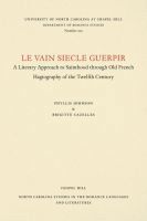 bokomslag Le Vain Siecle Guerpir