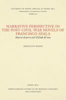 bokomslag Narrative Perspective in the Post-Civil War Novels of Francisco Ayala