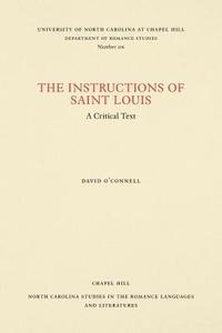 bokomslag Instructions of Saint Louis
