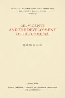 bokomslag Gil Vicente and the Development of the Comedia