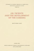 bokomslag Gil Vicente and the Development of the Comedia