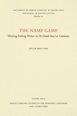 Oscar Montero - Name Game, Häftad