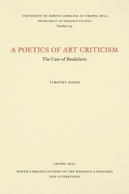 bokomslag A Poetics of Art Criticism