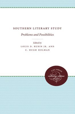 bokomslag Southern Literary Study: Problems and Possibilities