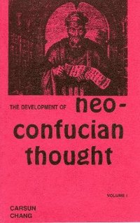 bokomslag Development of Neo-Confucian Thought