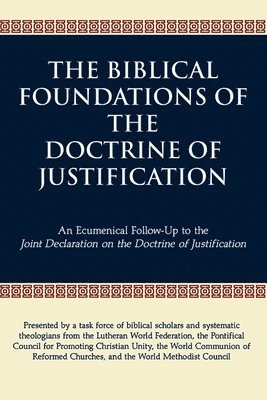 bokomslag The Biblical Foundations of the Doctrine of Justification