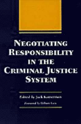 bokomslag Negotiating Responsibility in the Criminal Justice System