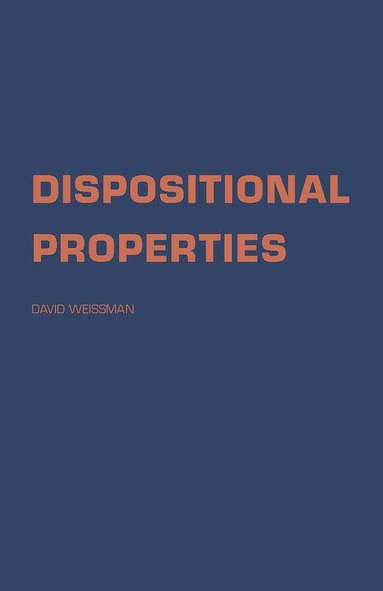 bokomslag Dispositional Properties