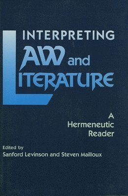 bokomslag Interpreting Law and Literature