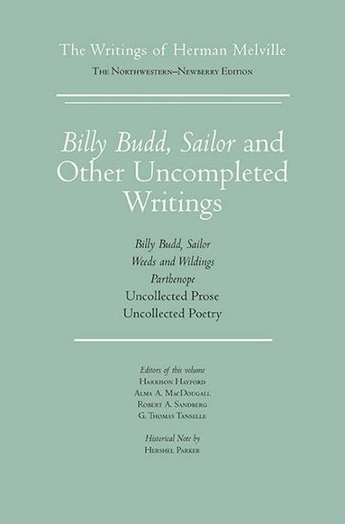 Northwestern University Press - Billy Budd  Melville Volume 11, Häftad