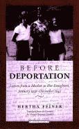 bokomslag Before Deportation