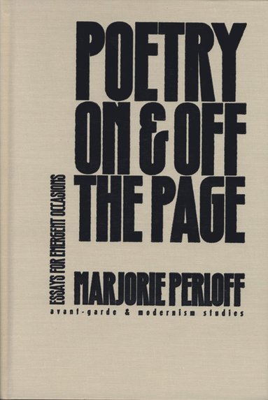 bokomslag Poetry on and Off the Page