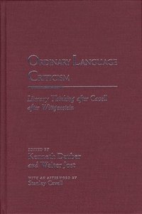bokomslag Ordinary Language Criticism