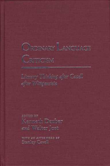 bokomslag Ordinary Language Criticism