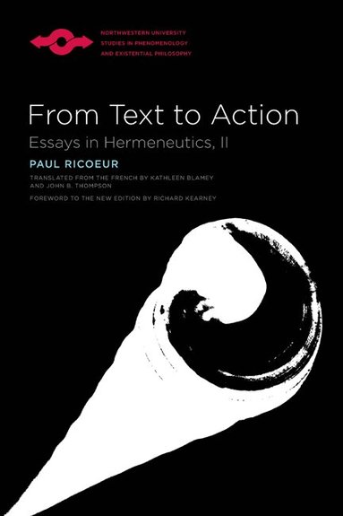 Paul Ricoeur, Anthony Steinbock - From Text to Action, Häftad
