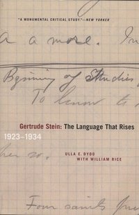 bokomslag Gertrude Stein