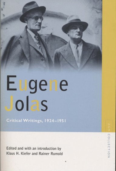Northwestern University Press, Klaus H. Kiefer, Rainer Rumold - Eugene Jolas, Häftad