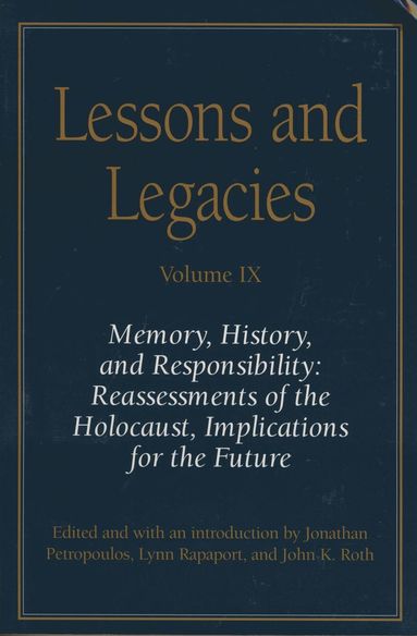 bokomslag Lessons and Legacies IX