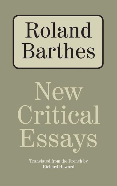 bokomslag NEW CRITICAL ESSAYS