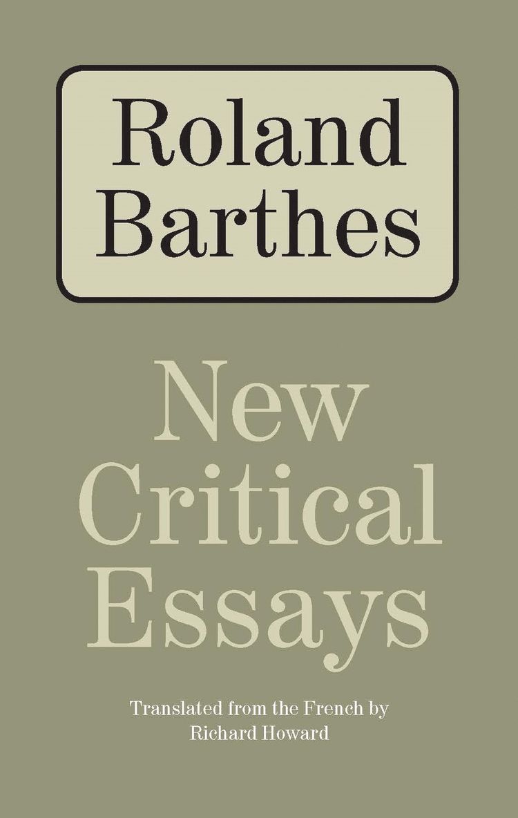 NEW CRITICAL ESSAYS 1