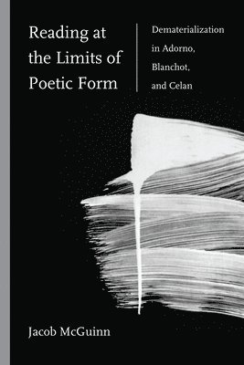 Jacob McGuinn - Reading at the Limits of Poetic Form, Häftad