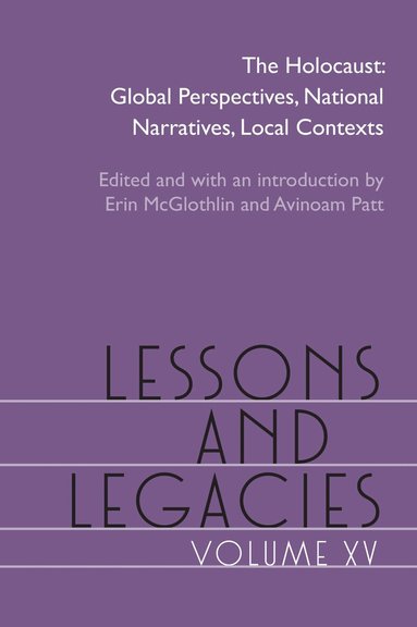Erin McGlothlin, Avinoam Patt - Lessons and Legacies, Volume XV, Häftad