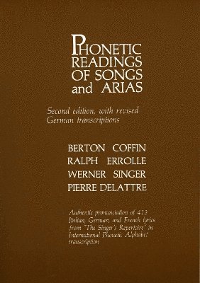 Phonetic Readings of Songs and Arias 1