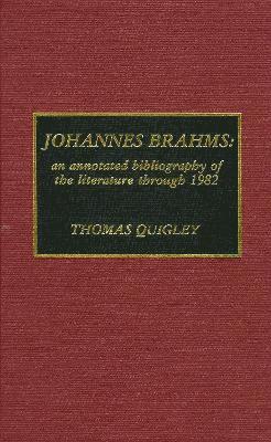 bokomslag Johannes Brahms