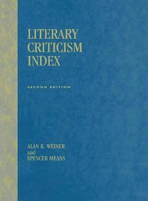 Literary Criticism Index 1