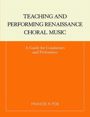 bokomslag Teaching and Performing Renaissance Choral Music