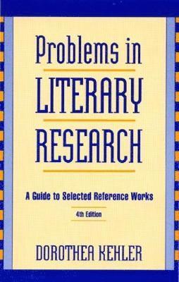 bokomslag Problems in Literary Research