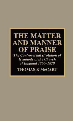 The Matter and Manner of Praise 1