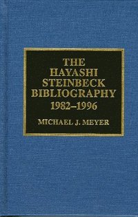 bokomslag The Hayashi Steinbeck Bibliography