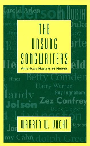 Warren W. Vaché - Unsung Songwriters, Inbunden