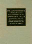 Comprehensive Catalogue of Duet Literature for Female Voices