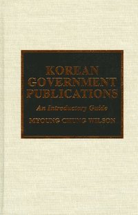 bokomslag Korean Government Publications