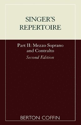 Berton Coffin - Singer's Repertoire, Part II, Häftad