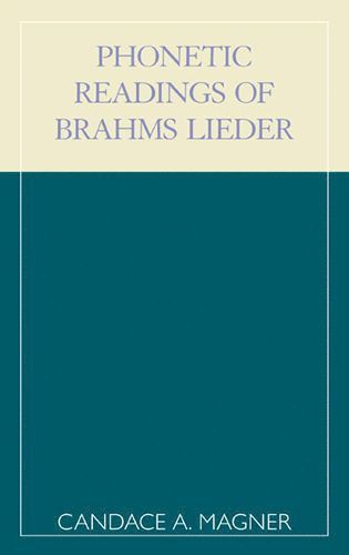 bokomslag Phonetic Readings of Brahms Lieder