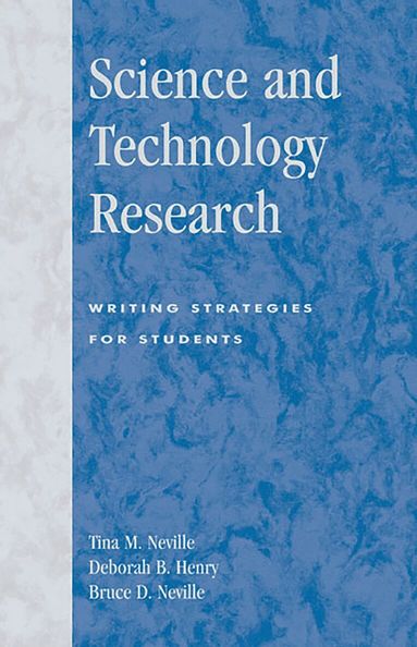 Tina Neville, Deborah Henry, Bruce Neville - Science and Technology Research, Häftad
