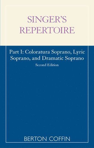 Berton Coffin - Singer's Repertoire, Part I, Häftad