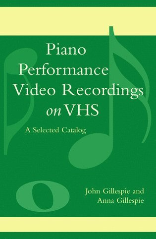 bokomslag Piano Performance Video Recordings on VHS