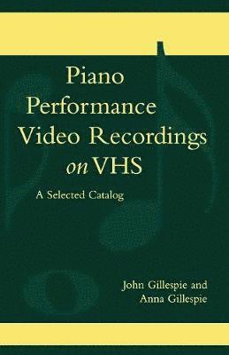 Piano Performance Video Recordings on VHS