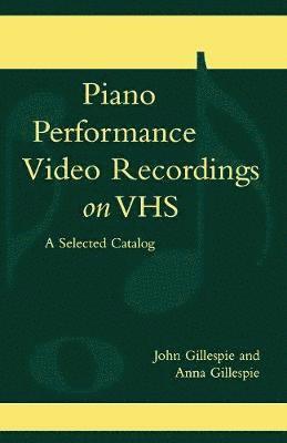 Piano Performance Video Recordings on VHS 1